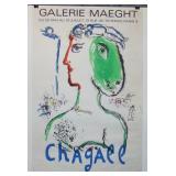 Marc Chagall Galerie Maeght Exhibition Poster Marc Chagall Galerie Maeght Exhibition Poster