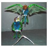 Swarovski. Multi Colored Crystal Birds. Swarovski. Multi Colored Crystal Birds.