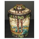 Nippon Dark Woodland Round Humidor.