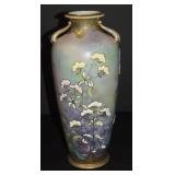 Large Plum Pattern Moriage Vase Large Plum Pattern Moriage Vase
