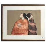 Signed R.C. Gorman Ltd Ed Litho, "Singing Women"