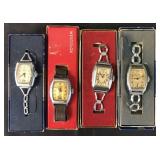4 Wrist Watches with Boxes, Ingersoll & Westclox 4 Wrist Watches with Boxes, Ingersoll & Westclox