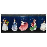 Royal Doulton Figurines. Lot of 5.