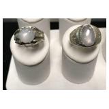 Lot of 2 White Gold Rings Lot of 2 White Gold Rings