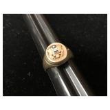 10 Kt Vintage Hidden Compartment Ring 10 Kt Vintage Hidden Compartment Ring