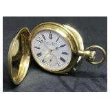 18 Kt Gold Repeating Pocket Watch 18 Kt Gold Repeating Pocket Watch