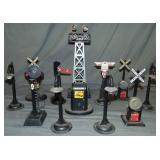 12 Assorted Marx Postwar Train Accessories 12 Assorted Marx Postwar Train Accessories