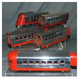 5Pc Lionel Jr 1700 Streamliner