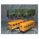 5 Lionel Prewar Passenger Cars 5 Lionel Prewar Passenger Cars