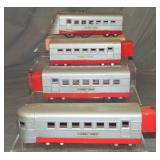 3pc Uncataloged Lionel Jr 1700E Streamliner