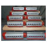 10Pc Uncataloged Lionel Jr Streamline Group