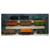 9Pc Lionel 800 Series 4-Wheel Freights