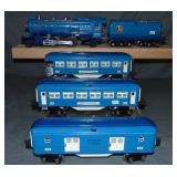 Restored Lionel Early Blue Comet Set Restored Lionel Early Blue Comet Set