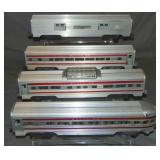 Clean Lionel Super Chief Passenger Cars Clean Lionel Super Chief Passenger Cars