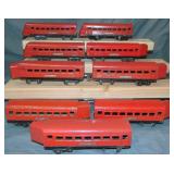 9 Lionel Jr 1670 Series Streamline Cars 9 Lionel Jr 1670 Series Streamline Cars