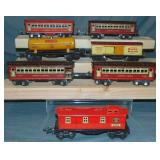 Lionel Jr Litho Freight & Passenger Cars