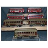 7 Lionel 610 Series Passenger Cars