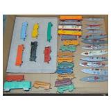Large Group TootsieToy Trains & Boats Large Group TootsieToy Trains & Boats