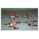 4 Vintage TootsieToy Auto-Gyros 4 Vintage TootsieToy Auto-Gyros