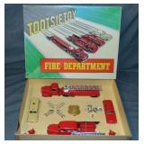 Super Boxed 11pc TootsieToy Fire Dept Set 5211