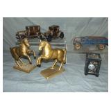 Cast Iron & White Metal Toy & Bank Lot Cast Iron & White Metal Toy & Bank Lot