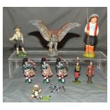 Mixed Elastolin Figure & Toy Soldier Lot Mixed Elastolin Figure & Toy Soldier Lot