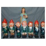 Snow White & the Seven Dwarfs Carnival Statue Set