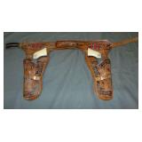 Hamilton Cheyenne Cap Guns and Holster. Hamilton Cheyenne Cap Guns and Holster.