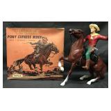 Hartland. Buffalo Bill Pony Express Rider Boxed.