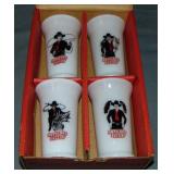 Hopalong Cassidy Milk Glass Tumblers.