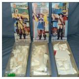 Aurora Model Kit Lot of Three Musketeers. Aurora Model Kit Lot of Three Musketeers.