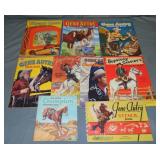 (7) Vintage Western Coloring Books & Stencil Book