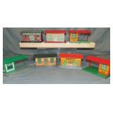 7 Different American Flyer Tin Stations