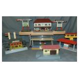 Large Group Postwar German Train Accessories Large Group Postwar German Train Accessories
