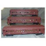 3 Lionel 1948 Madison Cars 3 Lionel 1948 Madison Cars