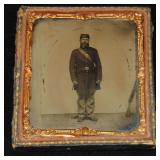 1/6th Plate Ambrotype.