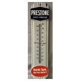 Porcelain Prestone Anti-Freeze Thermometer