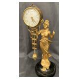 Linden 8 Day Figural Swinger Clock