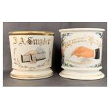 Lot of 2 Occupational Shaving Mugs