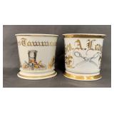 Lot of 2 Occupational Shaving Mugs