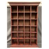 Barbershop 4 Over 6 Shaving Mug Rack