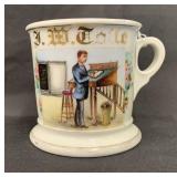 Occupational Shaving Mug, Bookkeeper