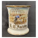 Occupational Shaving Mug, House Carpenter