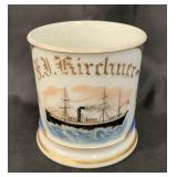 Occupational Shaving Mug, Steamship / Cargo Ship