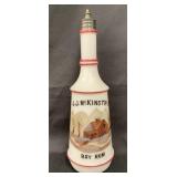Personalized Milk Glass Barber Bottle