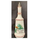 Personalized Milk Glass Barber Bottle