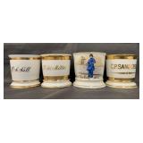 Lot of 4 Shaving Mugs