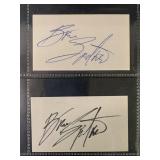 Musicians Autograph Lot.