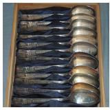 Sterling And Other Souvenir Spoons.