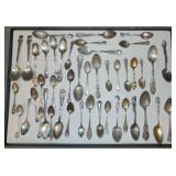 Sterling And Other Souvenir Spoons.